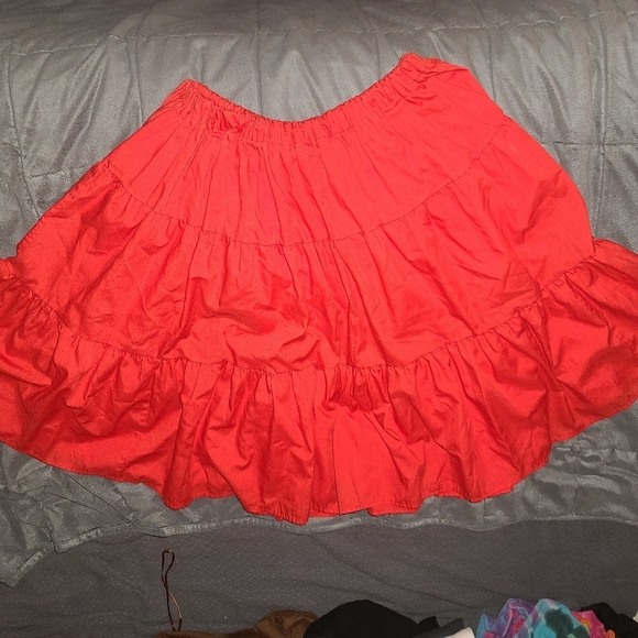 Vintage Dresses & Skirts - VINTAGE tiered Ren skirt sz m